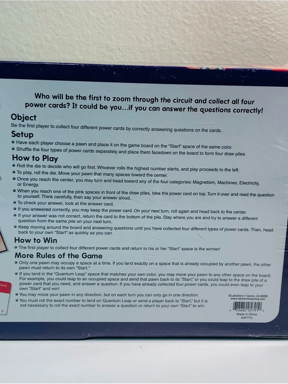 NWT Power Surge Physical Science Game by Lakeshore Ages 9+ 2-4 players
